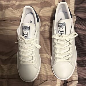 Adidas Stan Smith White and Navy Men's Sneakers